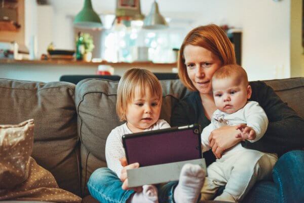 Mum and kids, Accessing content online is now embedded in kids' worlds, Be Curious